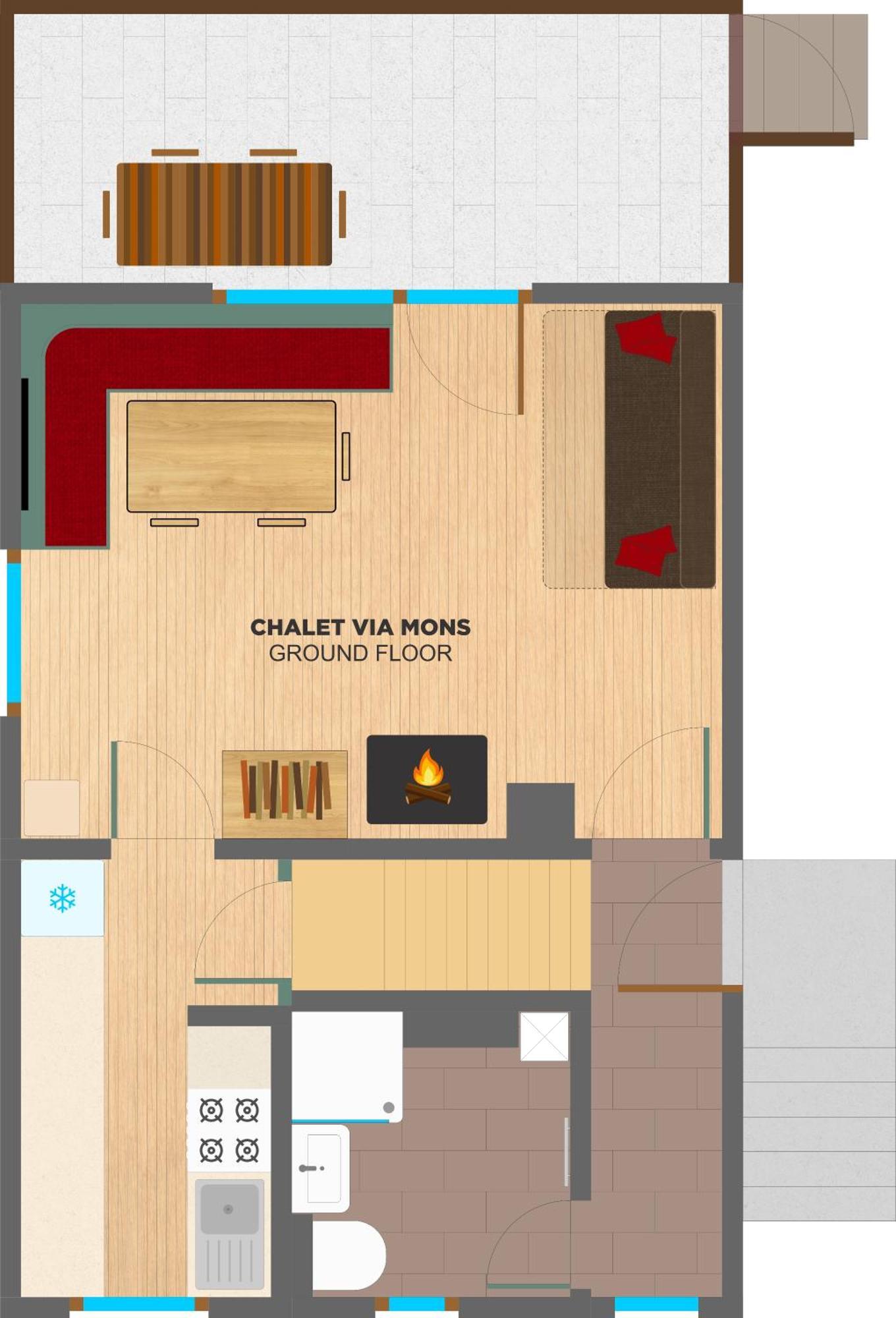 Chalet Via Mons モイストラナ エクステリア 写真